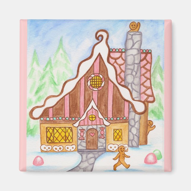 Íman ímã ginger_house_wave (Frente)