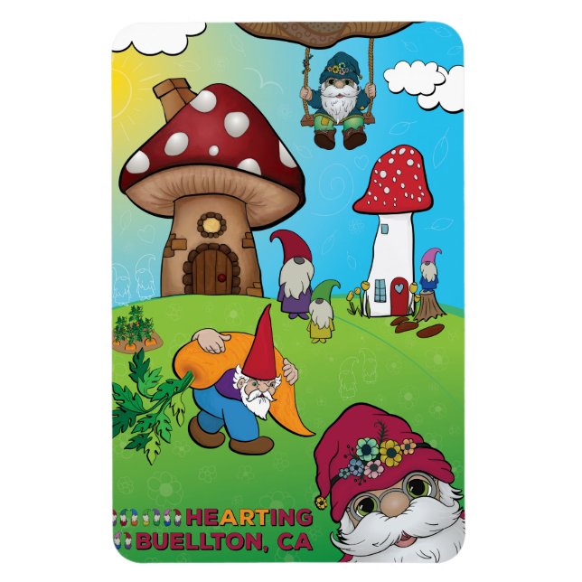Íman Ímã - Gnomos de Buellton! (Vertical)
