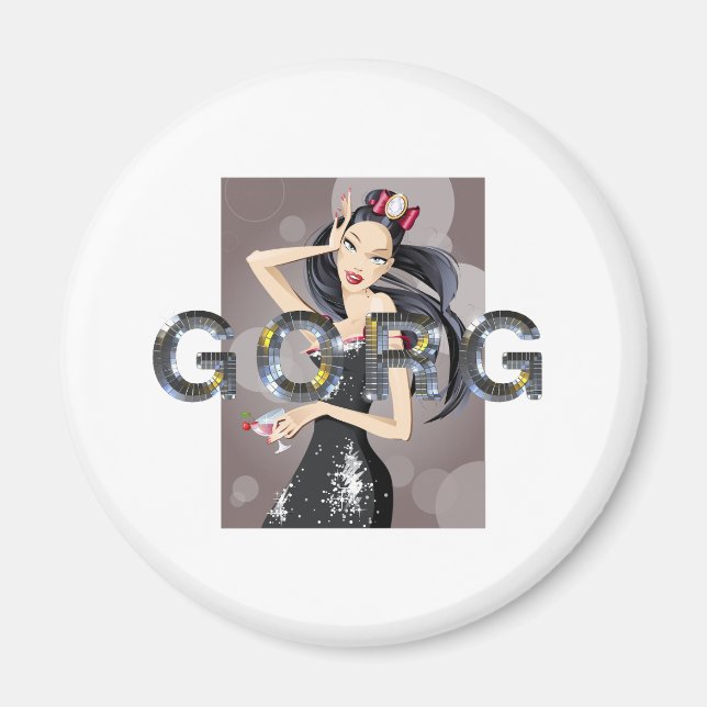 Íman ÍMÃ Gorg Magnet (Frente)