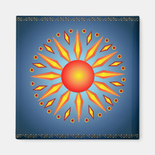 Íman Ímã grande de Sun do solstício de verão