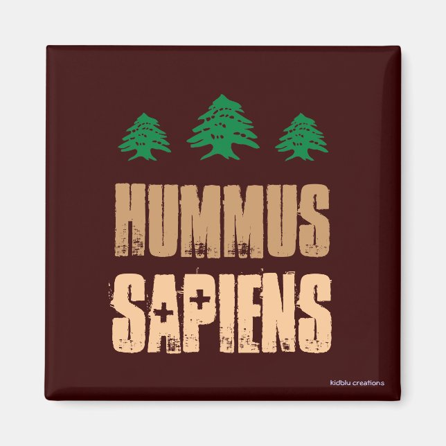 Íman ímã - Hummus Sapiens (Frente)
