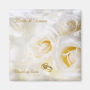 Íman Ímã ideal dourado do favor do casamento