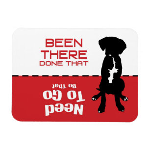 Íman Ímã ido cão do Potty - deixe o cão para fora