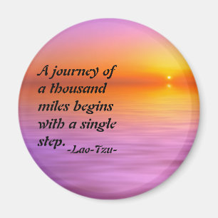 Íman Ímã inspirado das citações do lao-Tzu