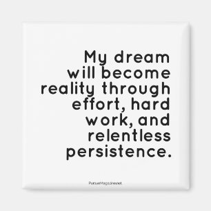 Íman Ímã inspirado para sonhadores: Inspirador