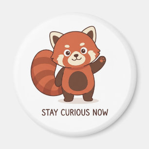 Íman Ímã inspirador de panda vermelho fofo