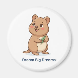 Íman Ímã inspirador de quokka fofo