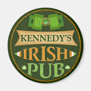 Íman Ímã irlandês do bar do dia de St Patrick