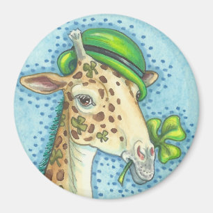 Íman ÍMÃ IRLANDÊS do GIRAFA do DIA de ST PATRICK