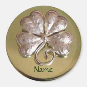 Íman Ímã irlandês do sobrenome do St. Patricks! Ouro