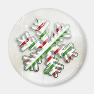 Íman Ímã italiano do floco de neve do Natal