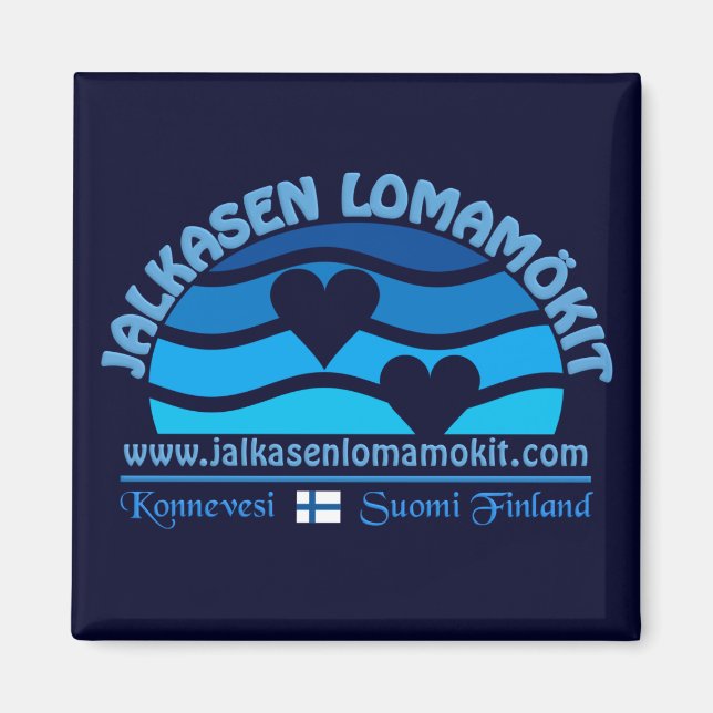 Íman ímã Jalkasen Lomamökit (Frente)