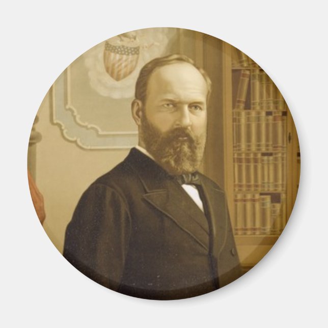 Íman imã James A Garfield (Frente)