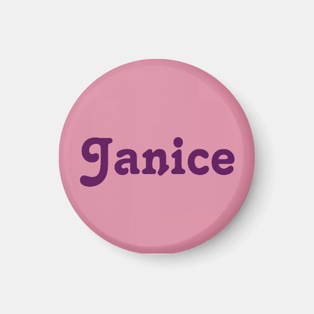 Íman Ímã Janice (Frente)