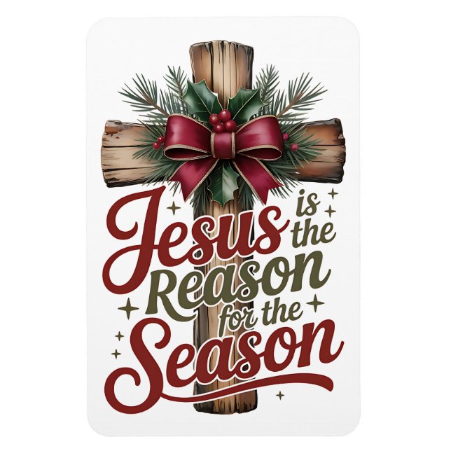 Íman Ímã Jesus Razão Temporada (Vertical)