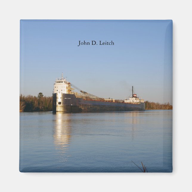 Íman ímã John D. Leitch (Frente)