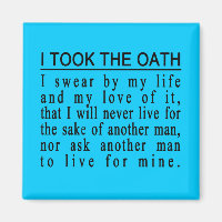 ímã John Galt Oath