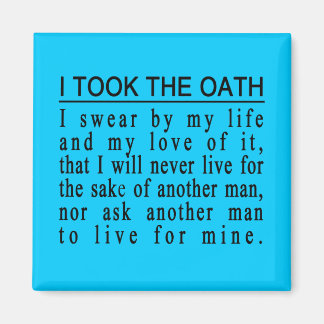Íman ímã John Galt Oath