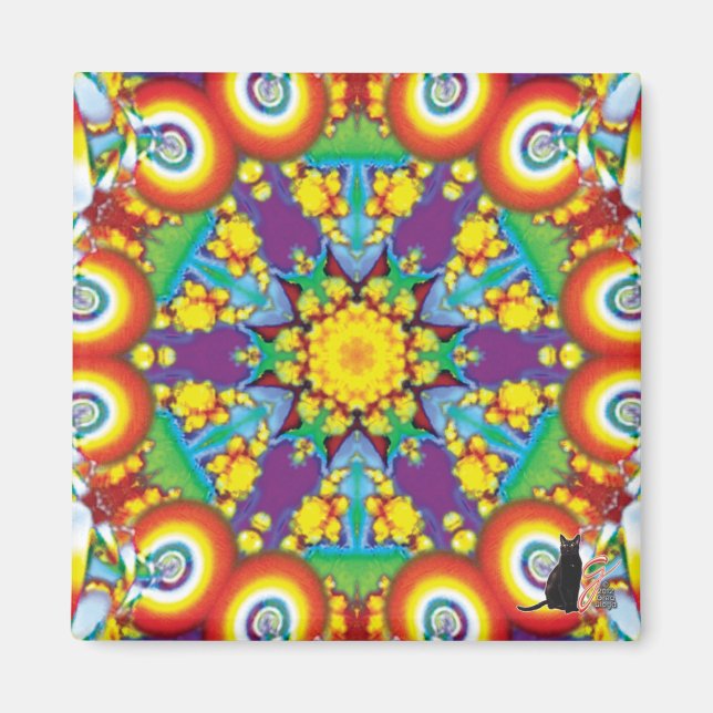 Íman Ímã Kaleidoscópio Filético (Frente)
