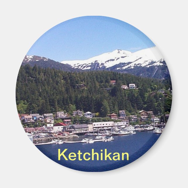 Íman ímã Ketchikan (Frente)