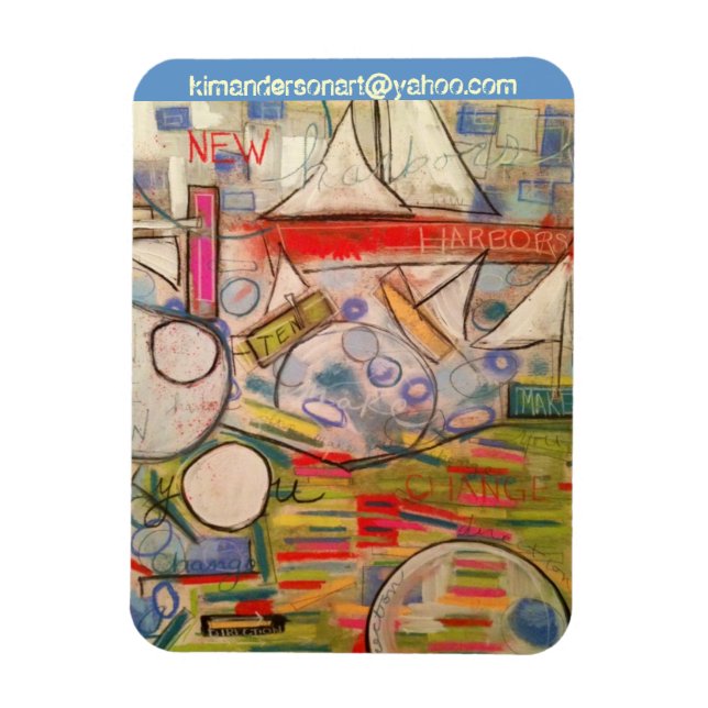 Íman ímã KimAndersonArt (Vertical)