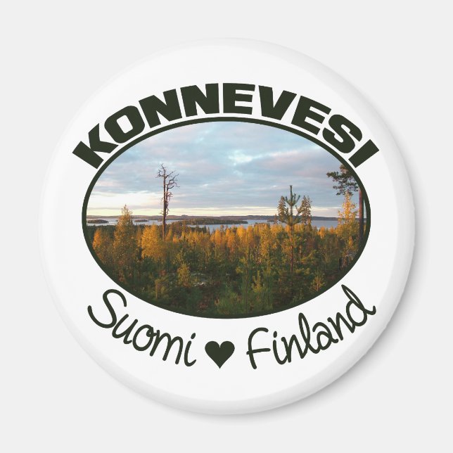 Íman ímã Konnevesi (Frente)