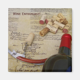Íman Ímã legal do entusiasta do vinho!