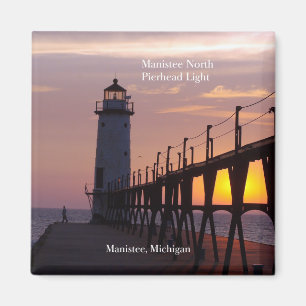 Íman Ímã leve norte de Manistee Pierhead