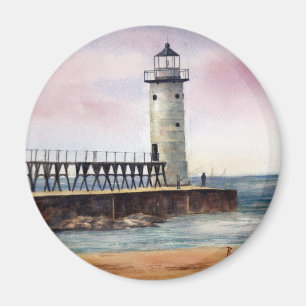 Íman Ímã leve norte de Manistee Pierhead