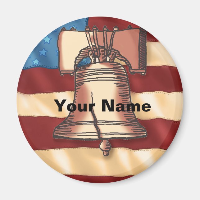 Íman ímã Liberty Bell (Frente)