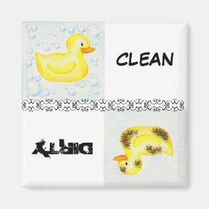 Íman Ímã limpo e sujo da máquina de lavar louça do 