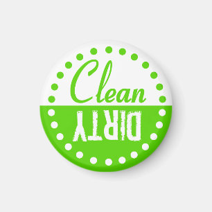 Íman Ímã limpo e sujo do verde limão da máquina de