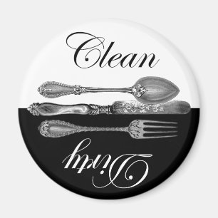 Íman Ímã limpo & sujo da máquina de lavar louça