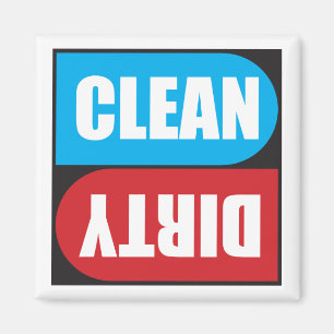 Íman Ímã limpo sujo para a máquina de lavar louça