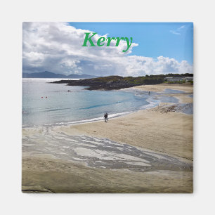 Íman Ímã: Linda praia com um céu azul;Irlanda