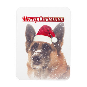 Íman Ímã lindo do german shepherd do feriado