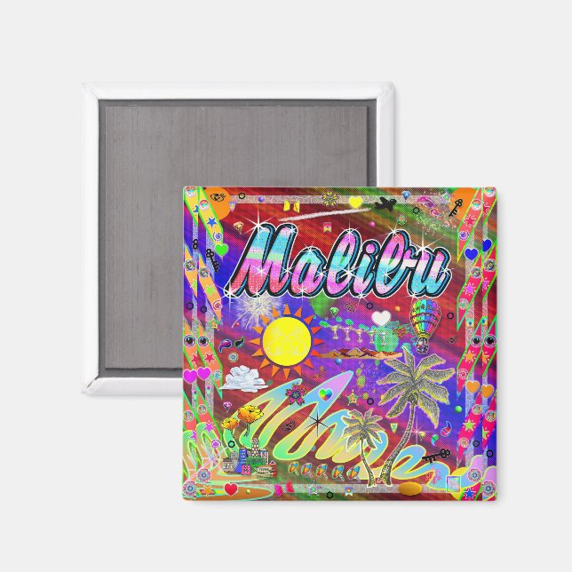 Íman Ímã Malibu Nu Era (Front/Back)