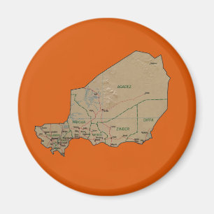 Íman Ímã Mapa do Níger