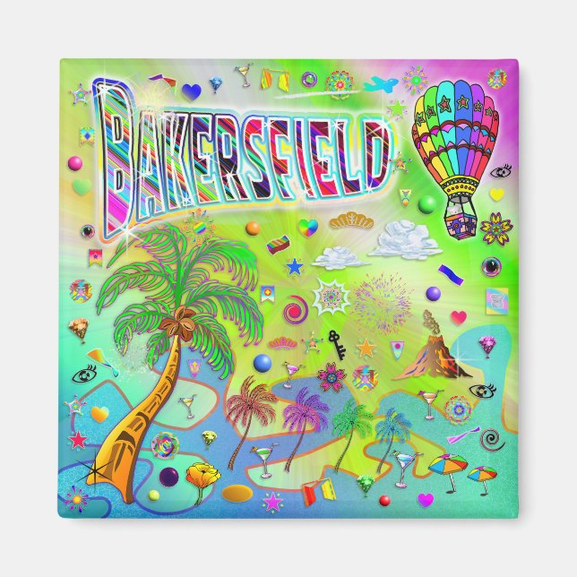 Íman Ímã Melodia Atemporal de Bakersfield (Frente)