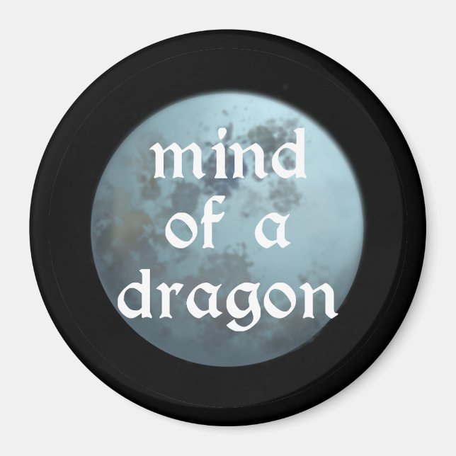 Íman Ímã Mente de Dragão (Frente)