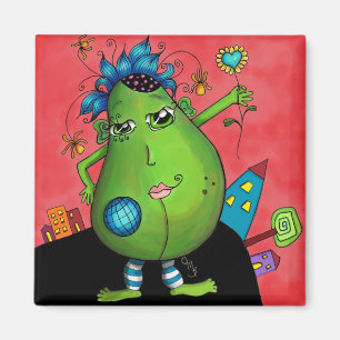 Íman Ímã meridiano do abacate