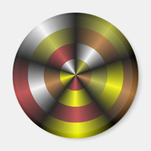 Íman Ímã metálico do abstrato do olhar