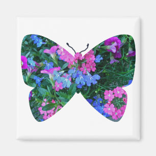 Íman Ímã misturado da borboleta das flores