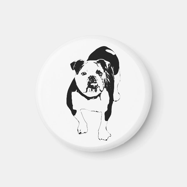 Íman Ímã Moderno, Acento Bulldog (Frente)