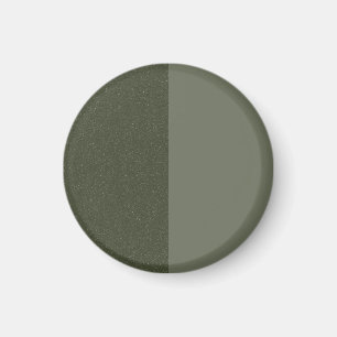 Íman Ímã Moderno Verde Musgo Two-Tone – Personalizável