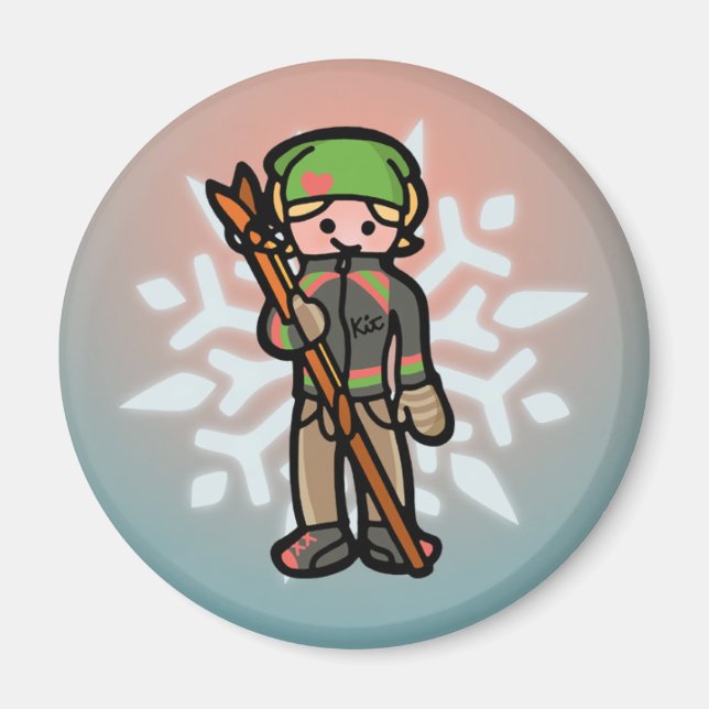 Íman ímã mogul. (Frente)