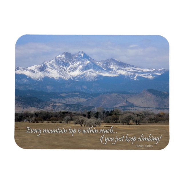 Íman ímã Motivação Montanha (Horizontal)