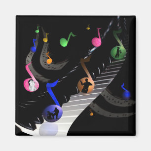 Íman Ímã musical do divertimento para melómanos