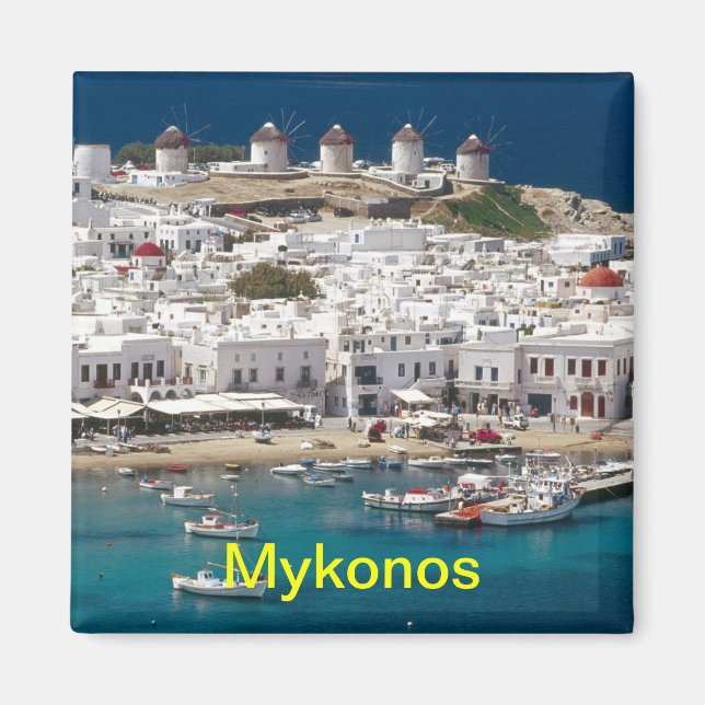 Íman ímã Mykonos (Frente)