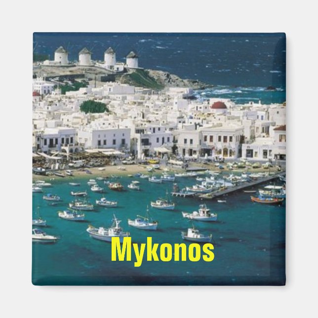 Íman ímã Mykonos (Frente)